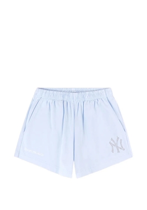 Sporty & Rich Yankees Krystal Disco shorts - Blue