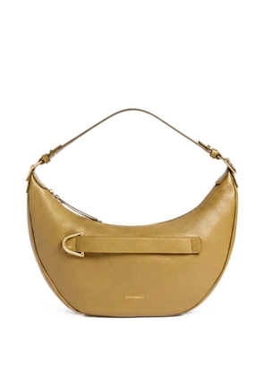 Coccinelle logo-detail leather shoulder bag - Green