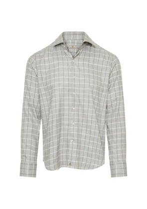 Sonrisa check-pattern long-sleeve shirt - Grey