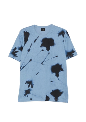 PS Paul Smith floral-print T-shirt - Blue