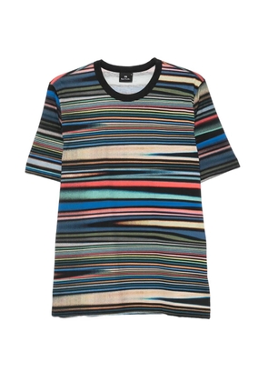 PS Paul Smith stripe-print cotton T-shirt - Black