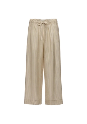 Magda Butrym striped cropped trousers - Neutrals