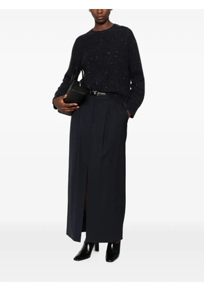 Fabiana Filippi sequin-embellished sweater - Blue