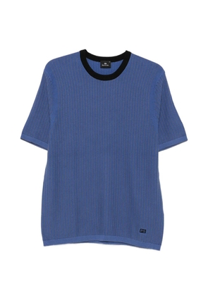 PS Paul Smith ribbed-knit cotton T-shirt - Blue