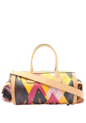 Christian Dior Pre-Owned 2004 Printed Coated Canvas satchel - Brown