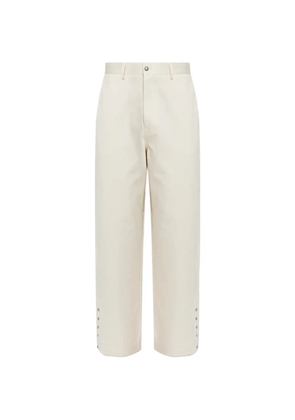 Palm Angels press-stud straight-leg trousers - Neutrals