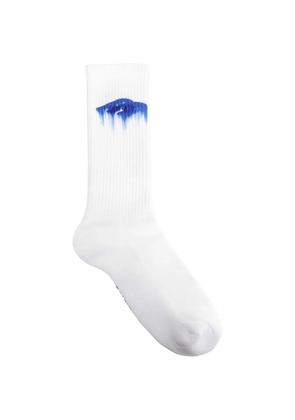Balenciaga Wet Brush graphic socks - White
