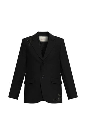 Zadig&Voltaire Vanille crystal-embellished blazer - Black