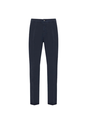 Richard J. Brown Caprera logo-patch button-fastening trousers - Blue