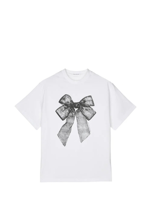 Cecilie Bahnsen Dorothy bow-print T-shirt - White