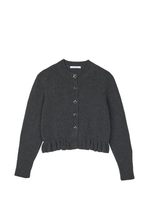 Cecilie Bahnsen Fibbie ruffled cardigan - Grey