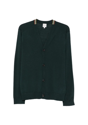 Paul Smith merino wool V-neck cardigan - Green