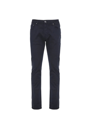 Jacob Cohën Bard logo-patch trousers - Blue