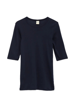 FLORE FLORE Anna elbow-length-sleeve T-shirt - Blue