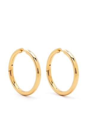 Missoma Tunnel medium hoop earrings - Gold