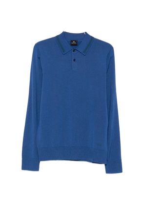 PS Paul Smith long-sleeve polo shirt - Blue