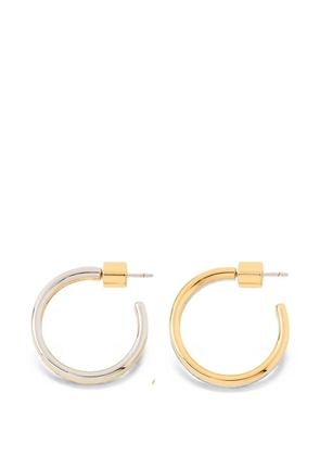 Jennifer Fisher Two Tone Thread hoop earrings - Gold