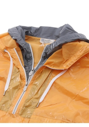 Hermès Pre-Owned glossy half-zip hoodie - Orange