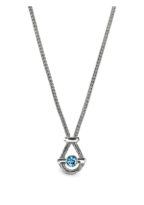 John Hardy Icon blue topaz necklace - Silver