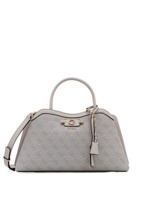 GUESS USA Lindsey logo-plaque tote bag - Grey