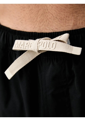 Marc O'Polo logo-print swim shorts - Black