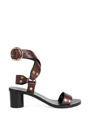 ISABEL MARANT Jeyka studded sandals - Red