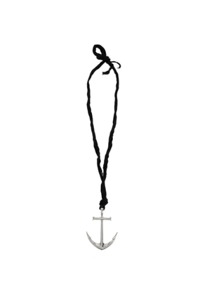 Balenciaga anchor-pendant necklace - Silver