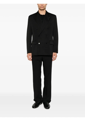 Lardini double-breasted blazer - Black