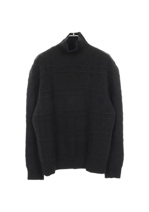 Christian Dior Pre-Owned Cannage high-neck sweater - Black