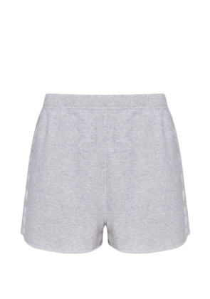 American Vintage Atubay print-detail pocket shorts - Grey