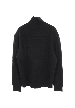 Christian Dior Pre-Owned Cannage high-neck sweater - Black