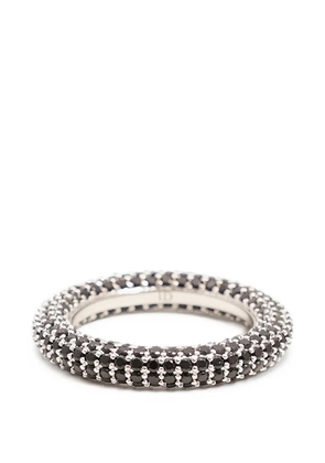 Izabel Display pavé-set rings - Silver