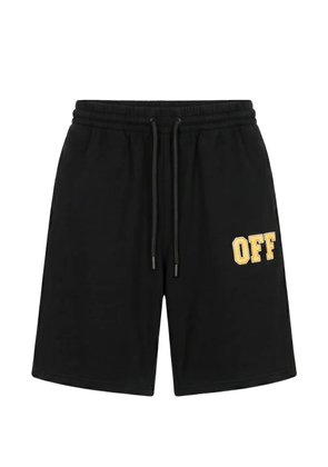 Off-White logo-print shorts - Black