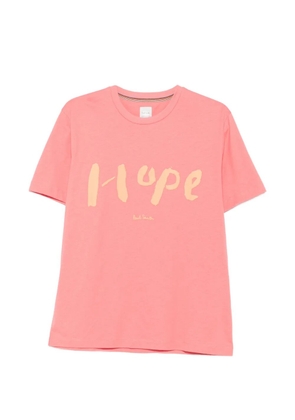 Paul Smith hope-print T-shirt - Pink