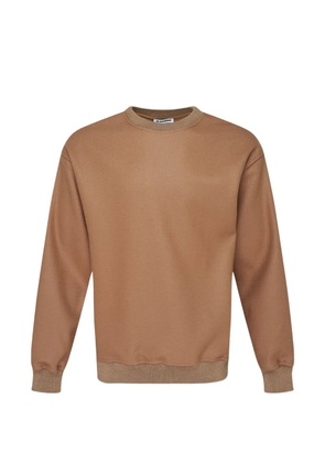 Jil Sander wool-melton sweater - Brown