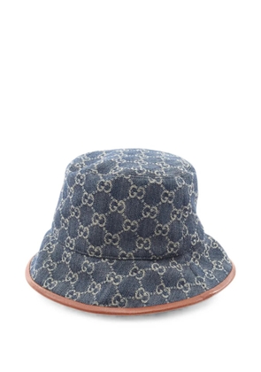 Gucci Pre-Owned 2010s GG pattern bucket hat - Blue
