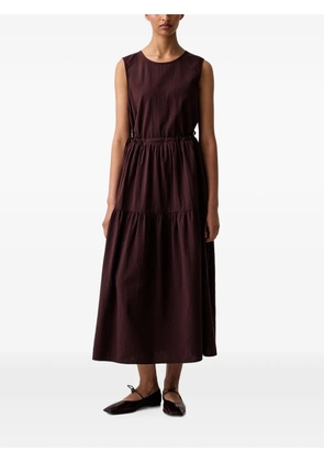 Marc O'Polo tiered sleeveless maxi dress - Purple