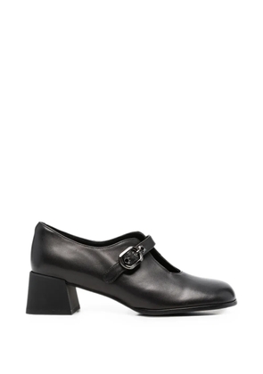 LINDA BAUMANN buckle-fastening block-heel pumps - Black