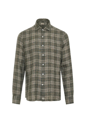 Sonrisa check-pattern long-sleeve shirt - Green