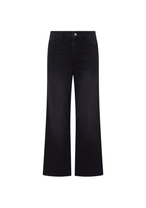LIU JO cropped flare pants - Black