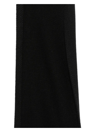 Patrizia Pepe hooded knit scarf - Black