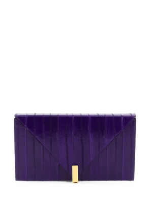 Giuseppe Zanotti Tuxedo panelled clutch bag - Purple