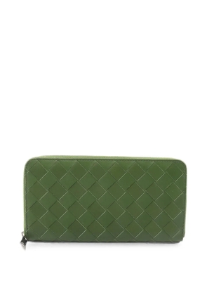 Bottega Veneta Pre-Owned 2010s Intrecciato long wallet - Green