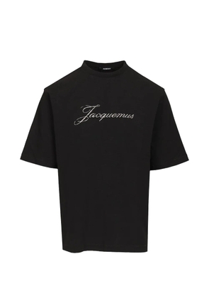 Jacquemus logo-print T-shirt - Black
