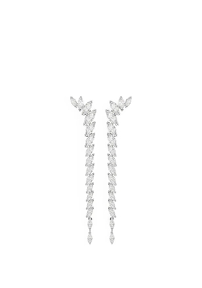 Swarovski crystal-embellished earrings - Silver