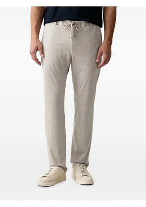 Joop! drawstring straight-leg trousers - Neutrals