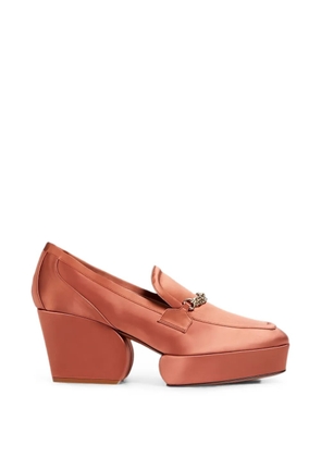 ZIMMERMANN chain-embellished platform pumps - Pink