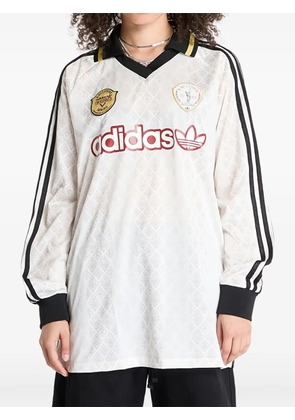 adidas Retro Sports cricket-inspired long-sleeve jersey - Neutrals