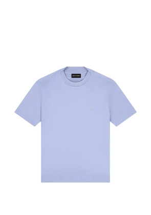 Emporio Armani logo-embroidered short-sleeve T-shirt - Blue