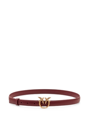 PINKO Love Birds leather belt - Red